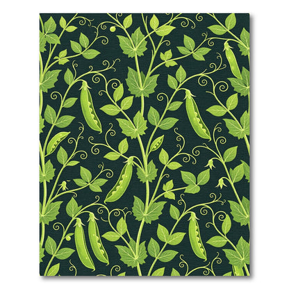 Botanical Pea Vine Dark Slate Rug