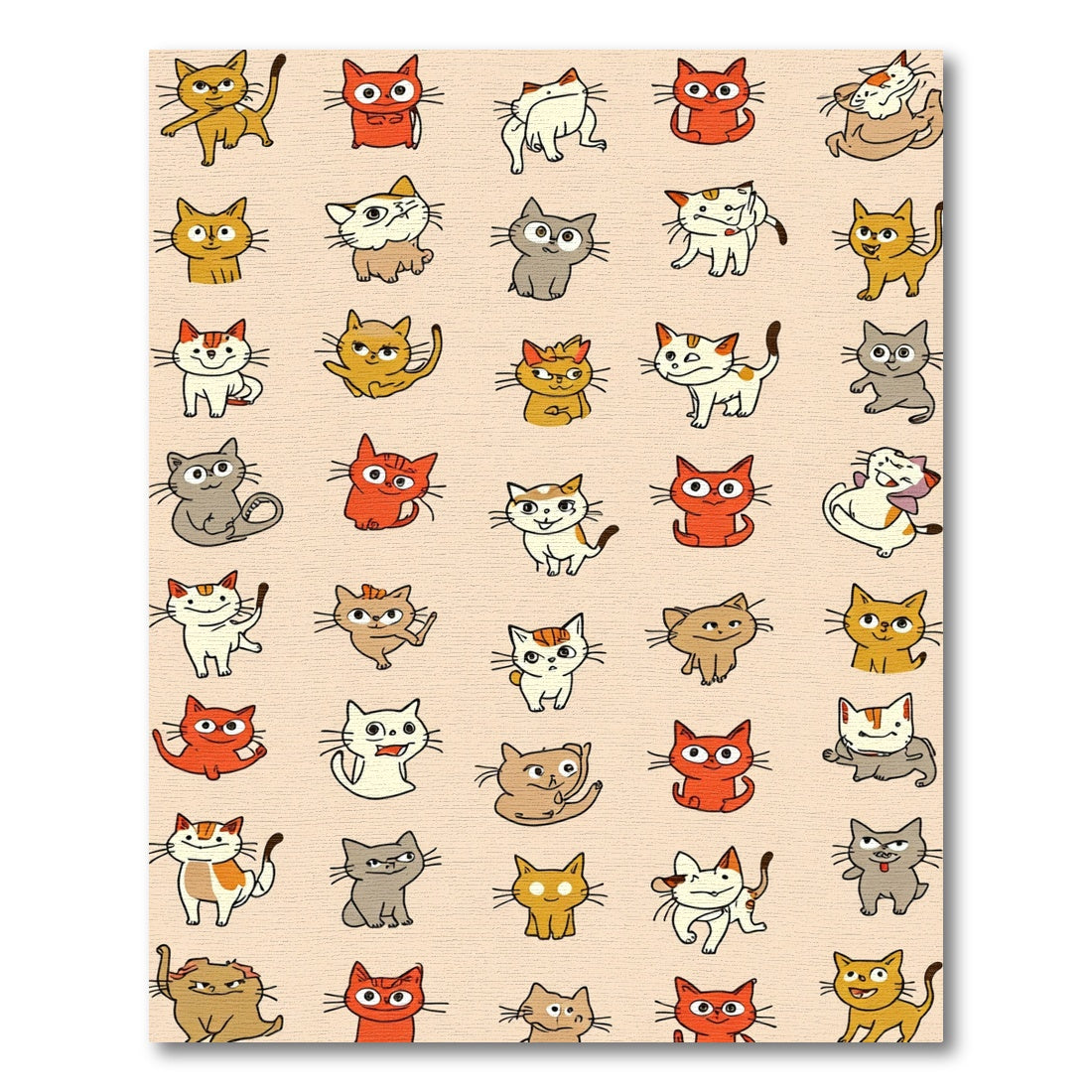 Playful Kittens Collage Decorative Rug