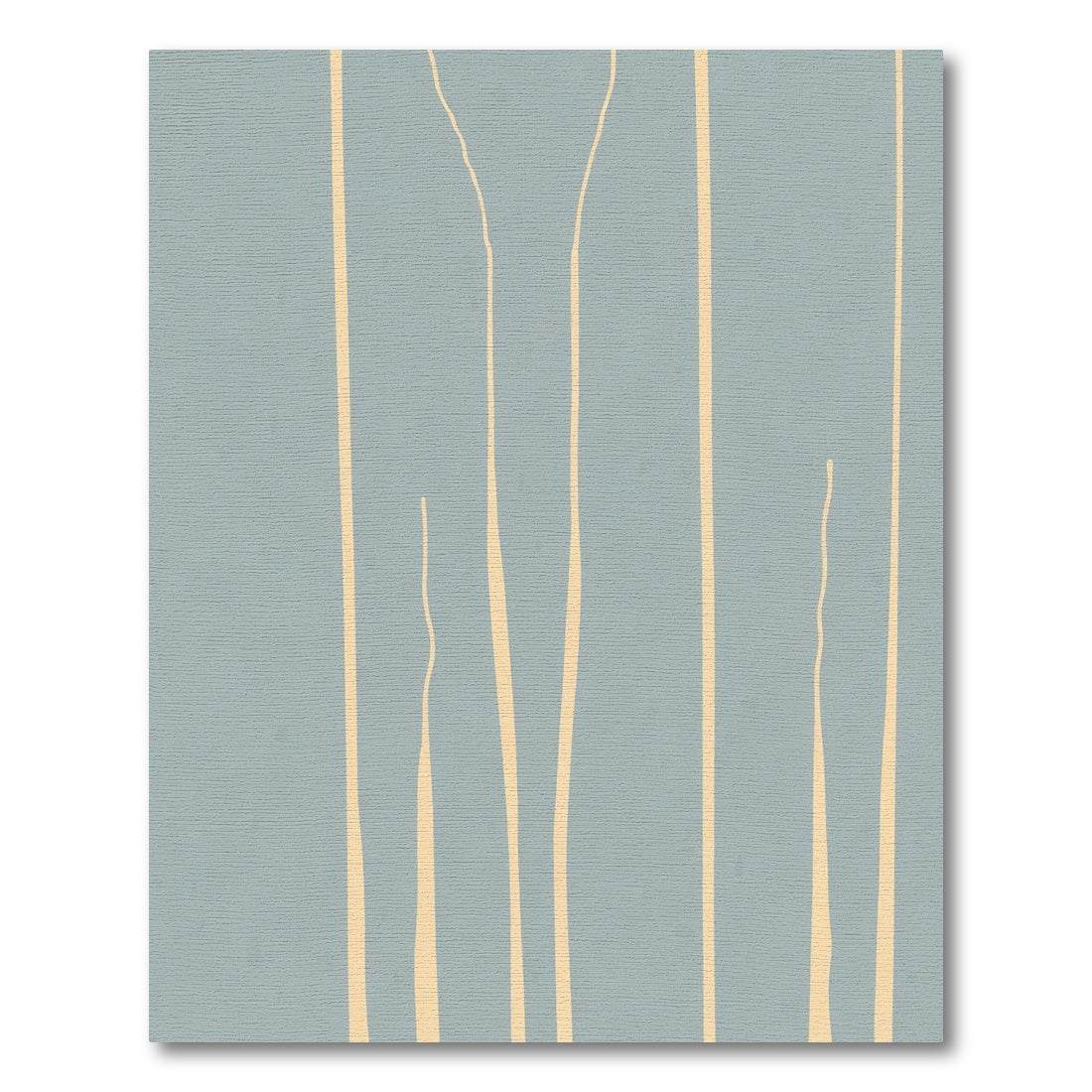 Soft Blue Beige Dripping Lines Rug