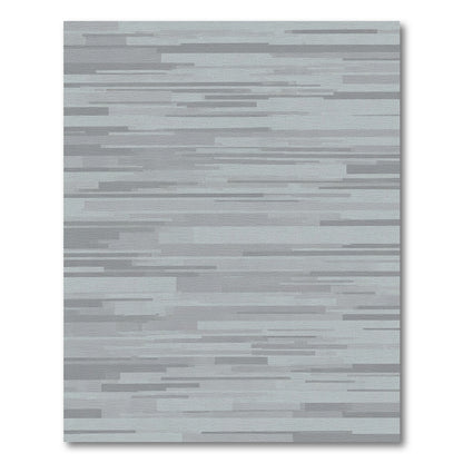 Subtle Grey Horizontal Stripe Rug