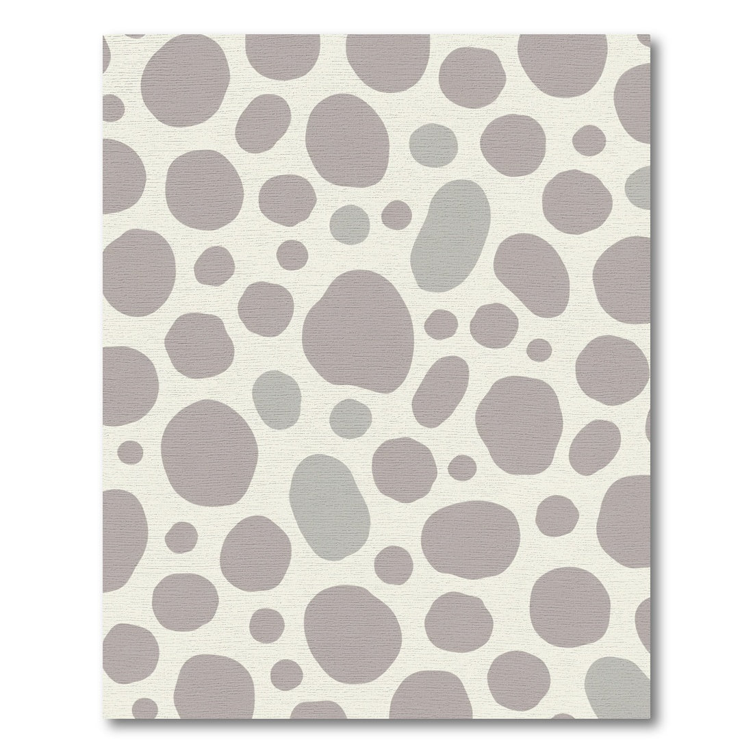 Taupe Blob Scatterground Rag Rug