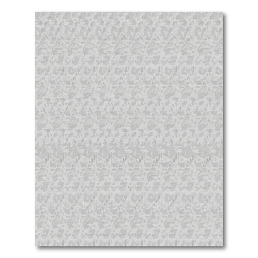 Soft Gray Abstract Organic Flow Rug