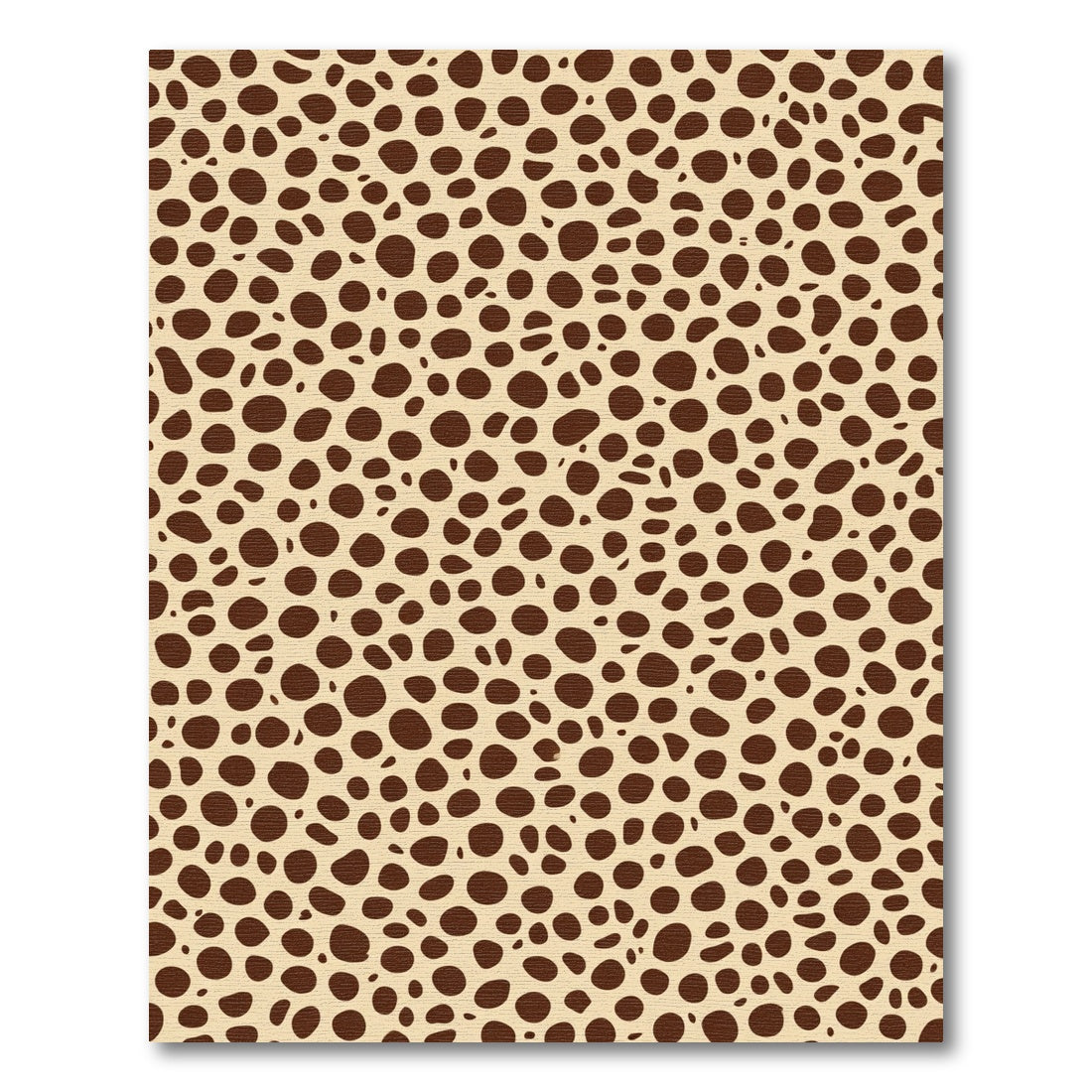 Brown Dot Spot Pattern Rug