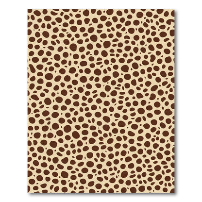 Brown Dot Spot Pattern Rug