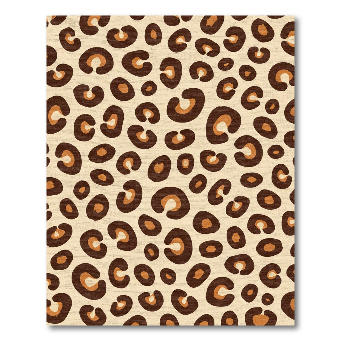 Beige Brown Spotted Wild Animal Spots Rug