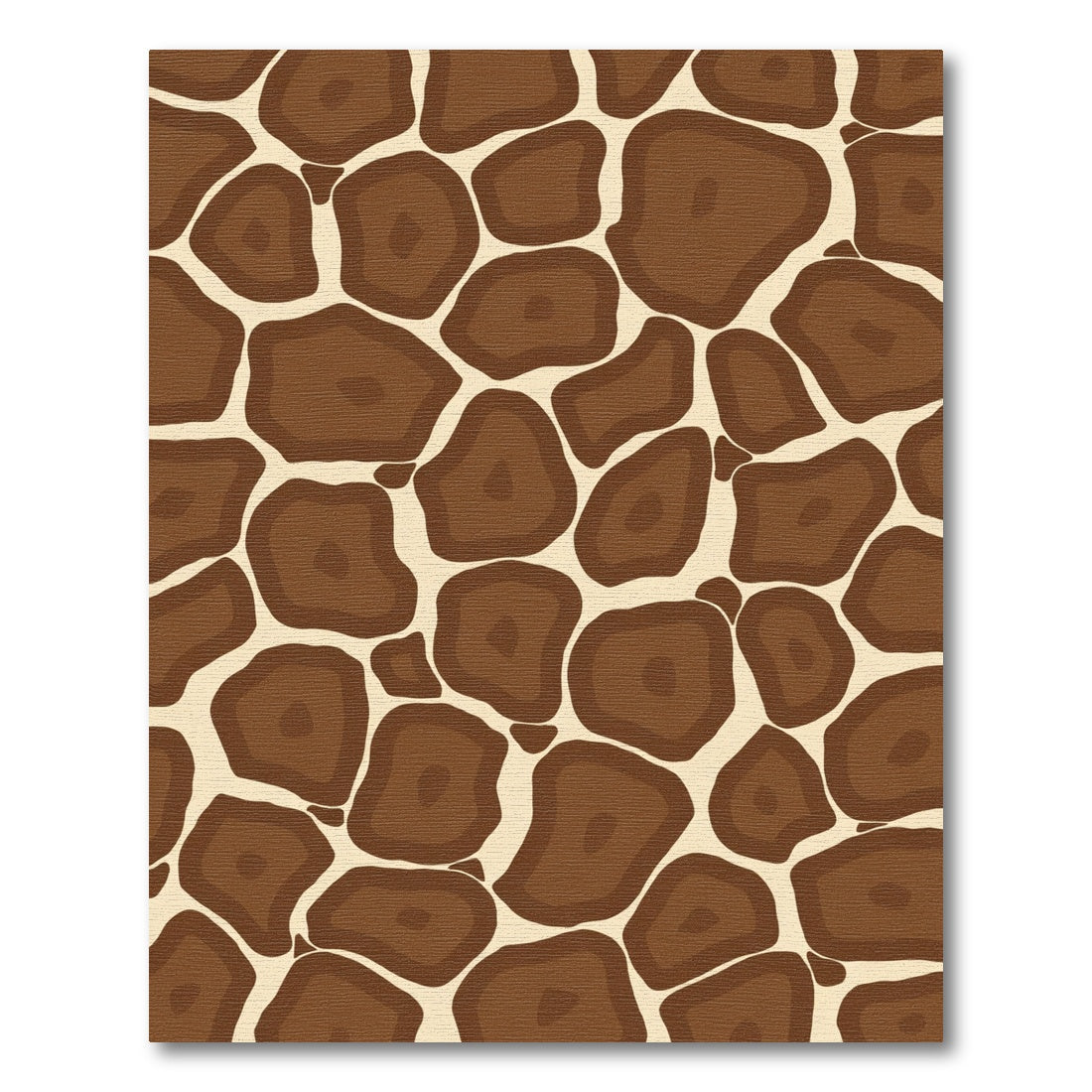 Brown Animal Safari Spots Rug