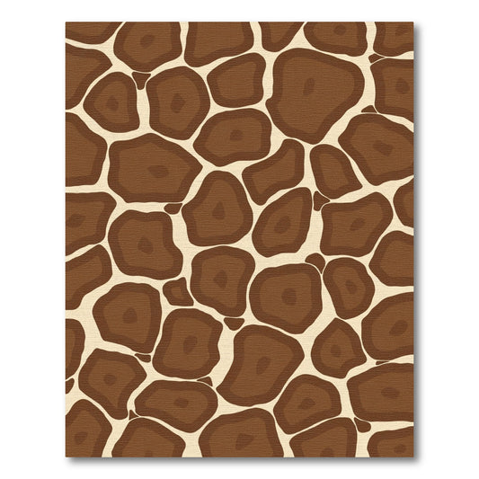 Brown Animal Safari Spots Rug
