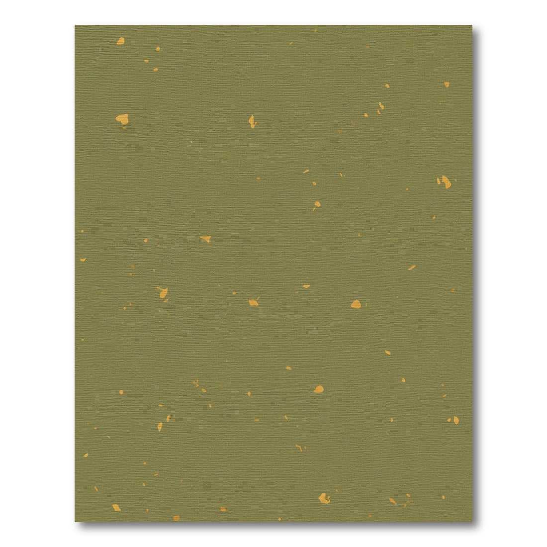 Olive Gold Speckled Abstract Rug
