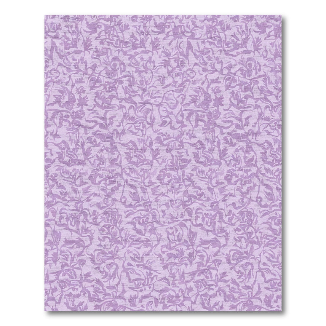 Lavender floral swirls Rug