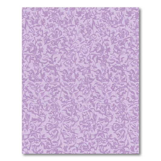 Lavender floral swirls Rug