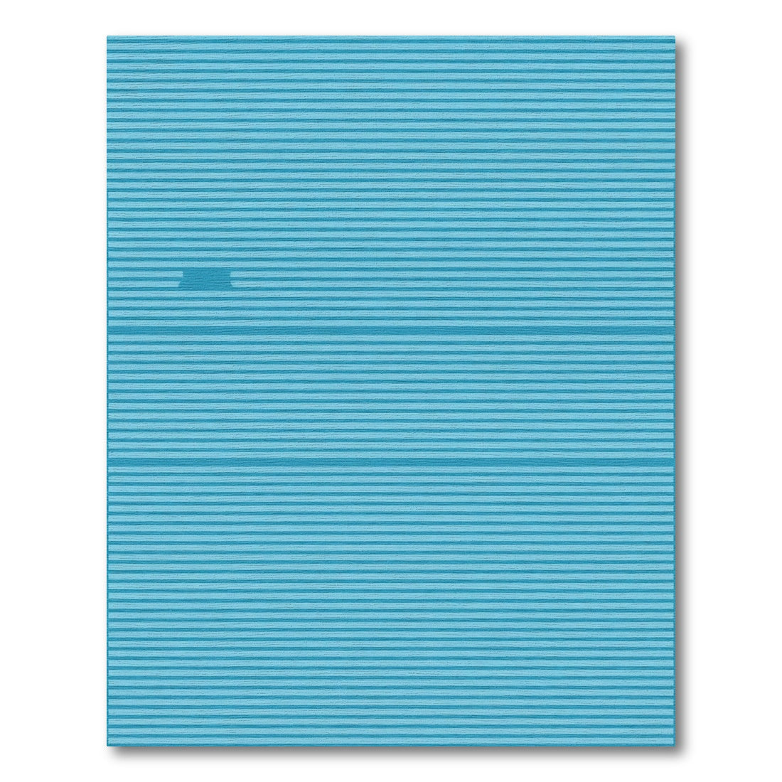 Aqua Blue Horizontal Stripe Rug