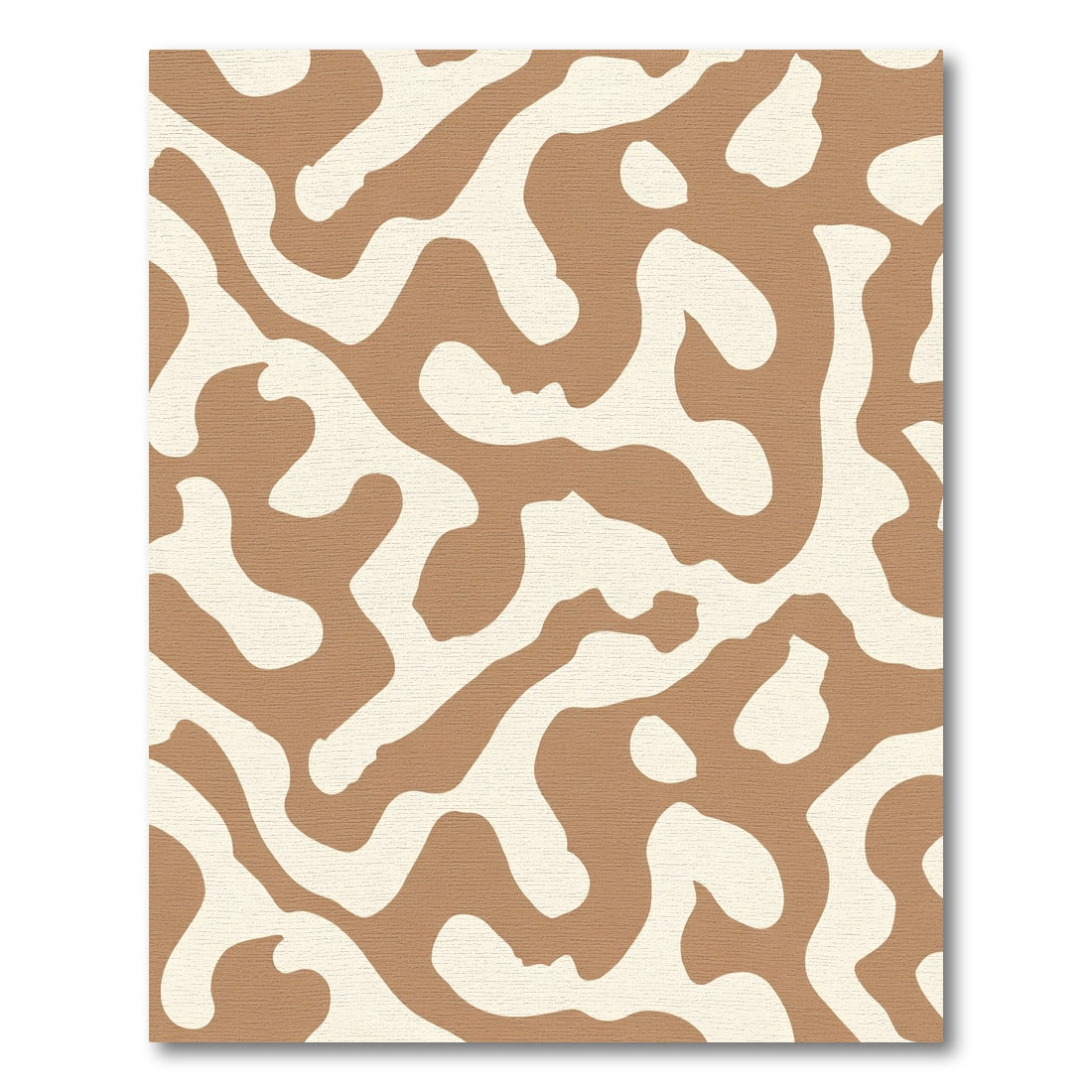 Earthy Swirl Abstract Organic Rug