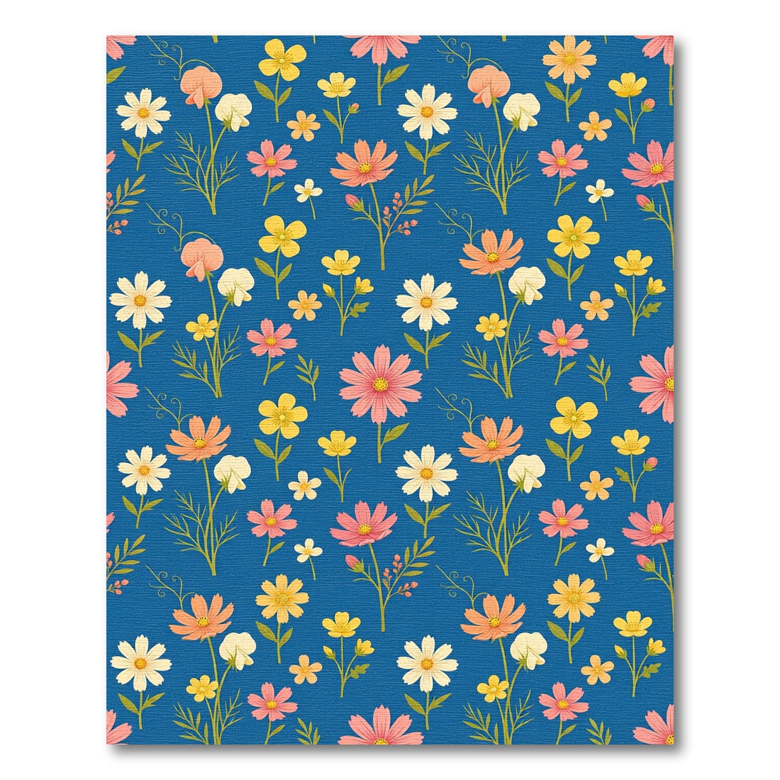 Blooming Meadow Floral Collage Rug