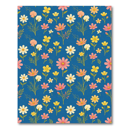 Blooming Meadow Floral Collage Rug