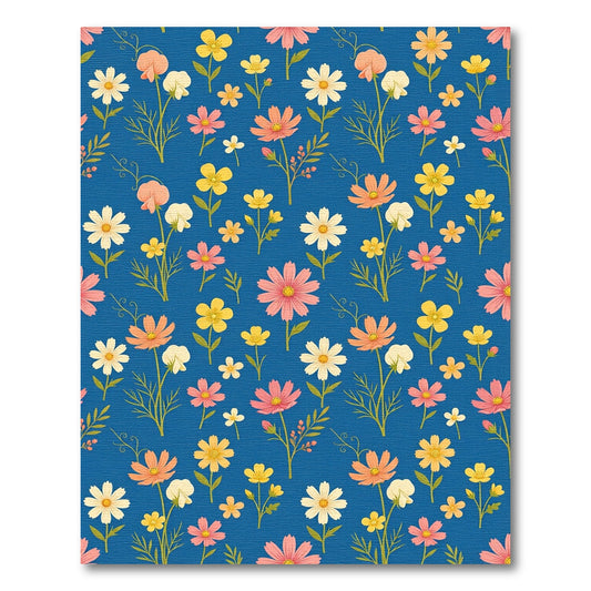 Blooming Meadow Floral Collage Rug