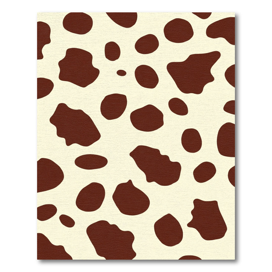 Brown Cream Dalmatian Spots Rug