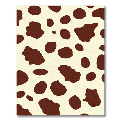 Brown Cream Dalmatian Spots Rug