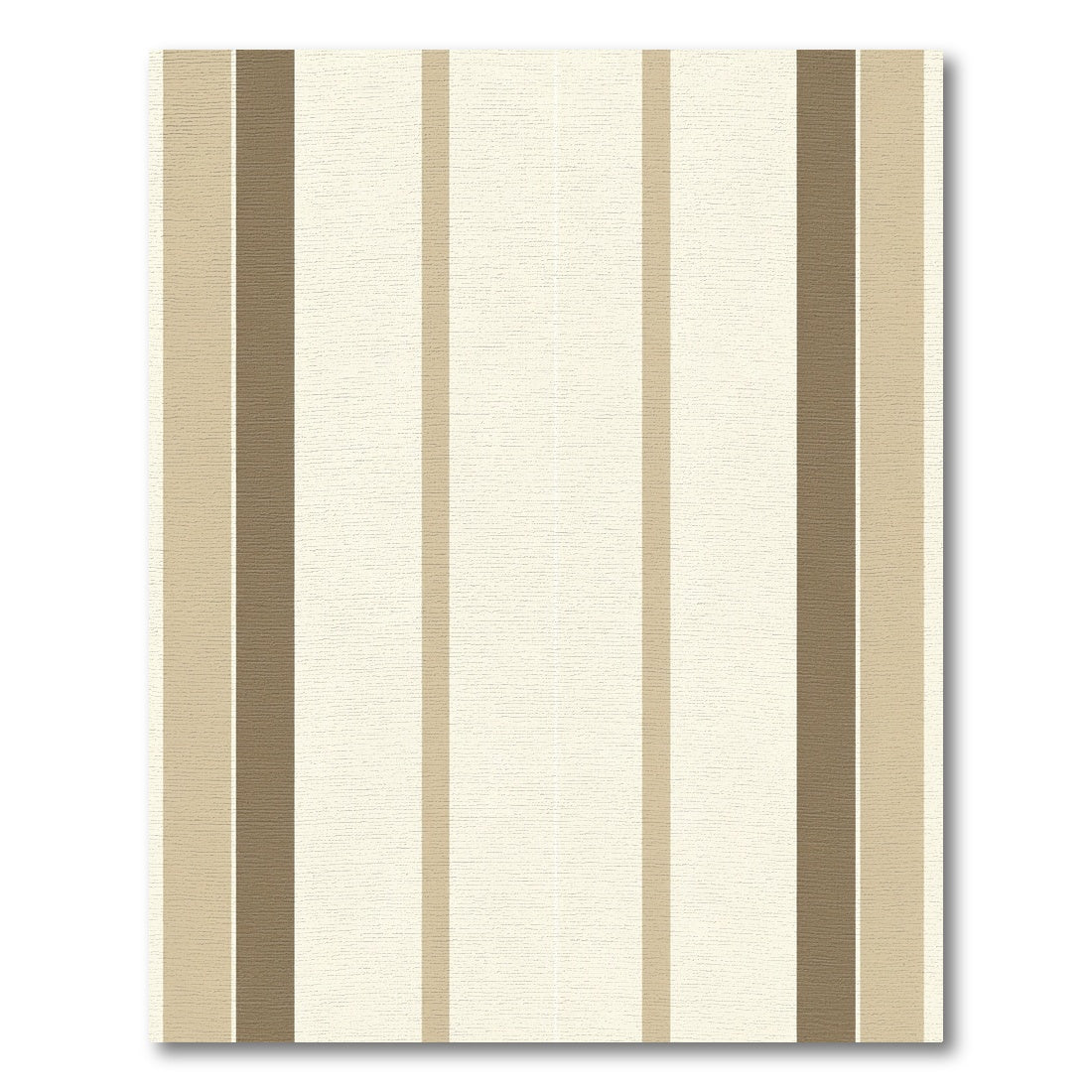 Earthy Neutral Vertical Stripe Rug