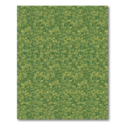 Verdant Abstract Swirls Garden Rug