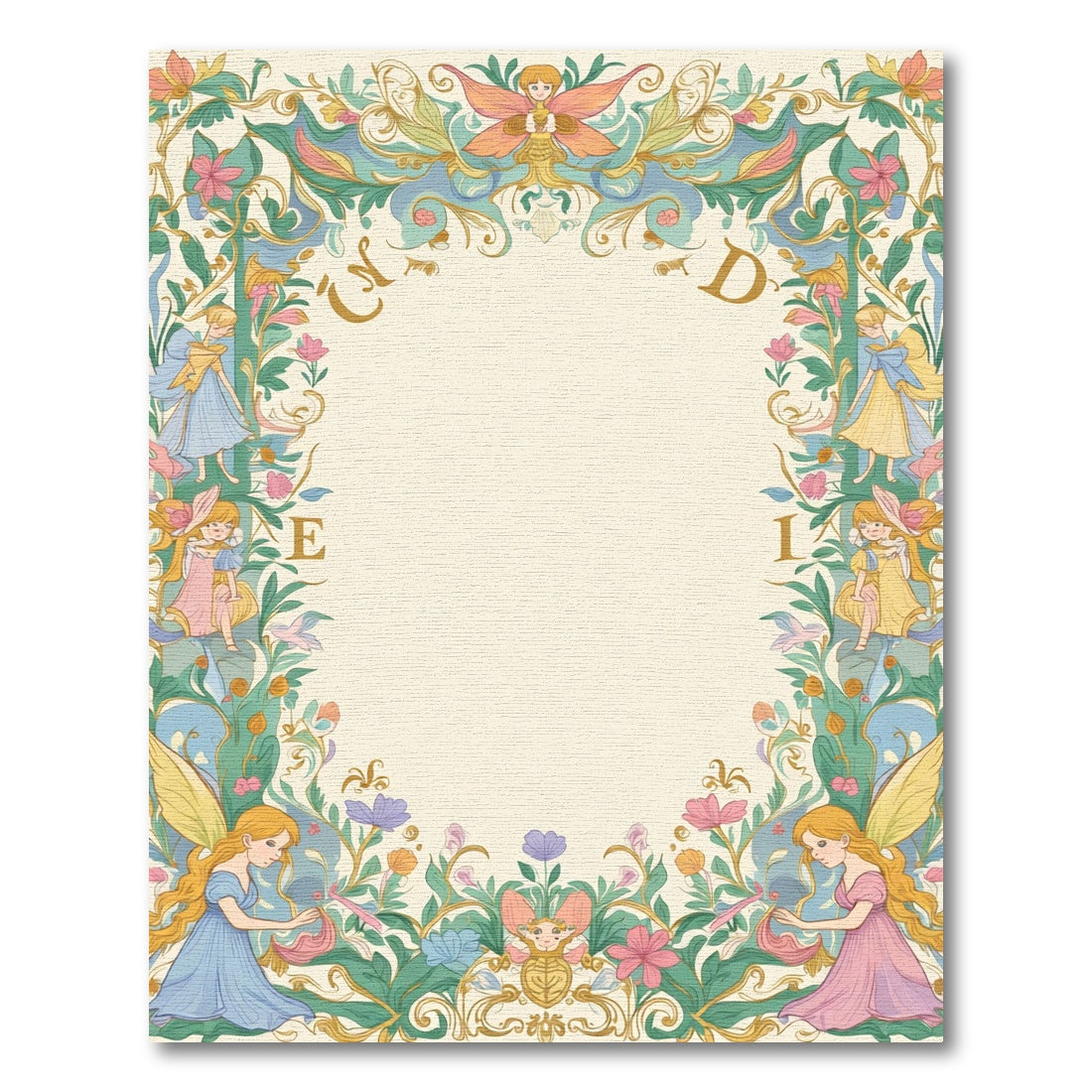 Whimsical Fairy Garden Arch Rug