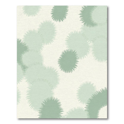 Soft Sage Pom Pom Cluster Rug