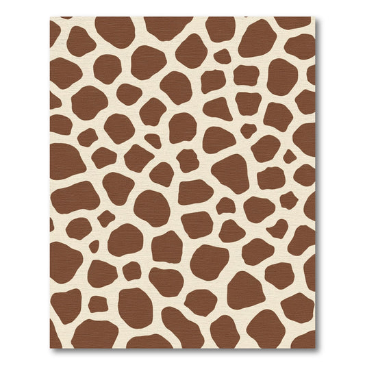 Brown spots on ivory background Rug