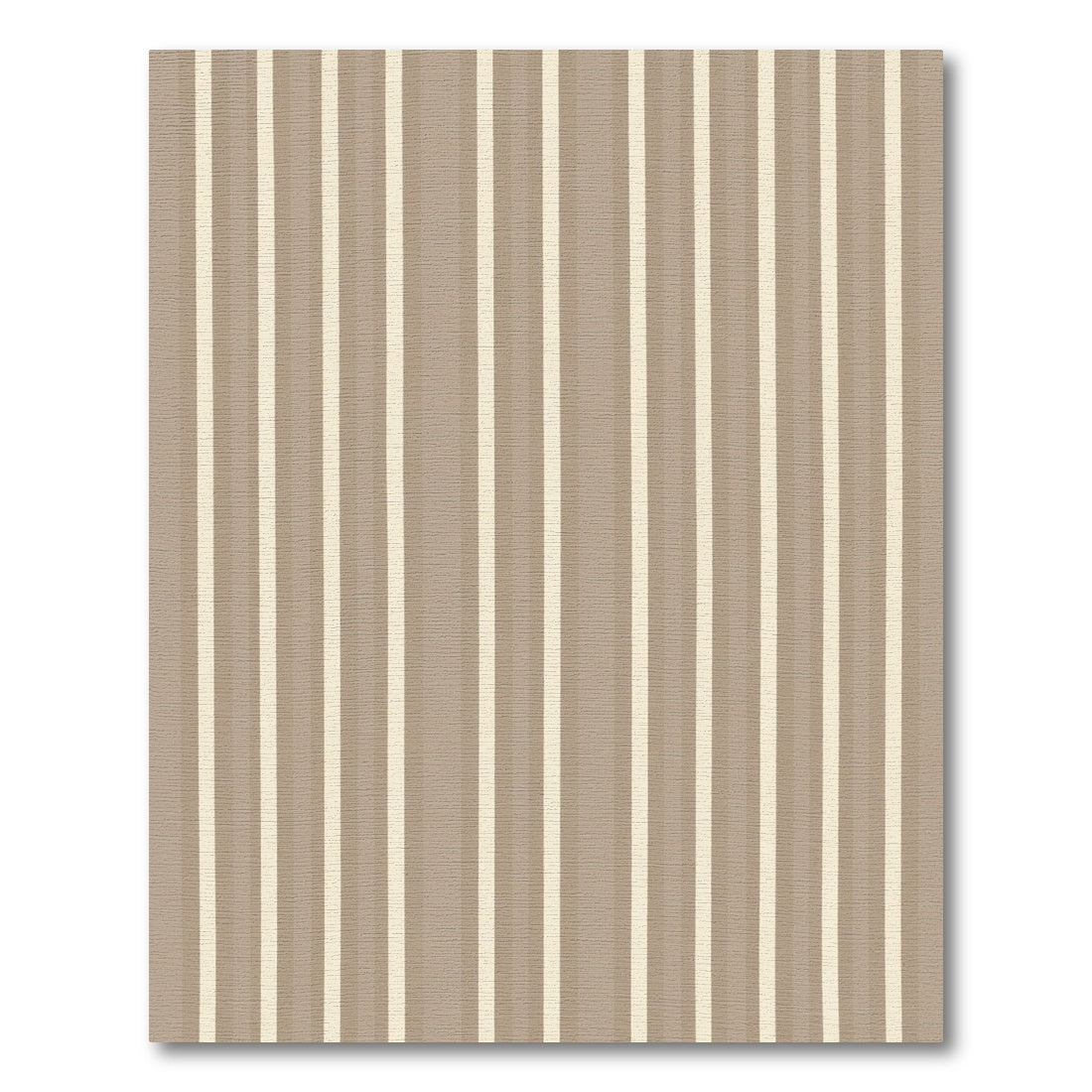 Earthy Neutral Stripes Rug