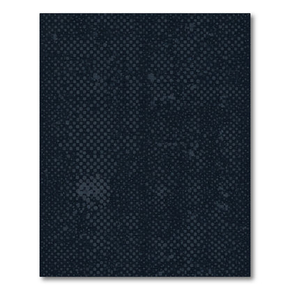 Dark Teal Halftone Dot Texture Rug