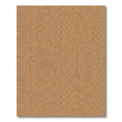 Earthy Tan Abstract Organic Flow Rug