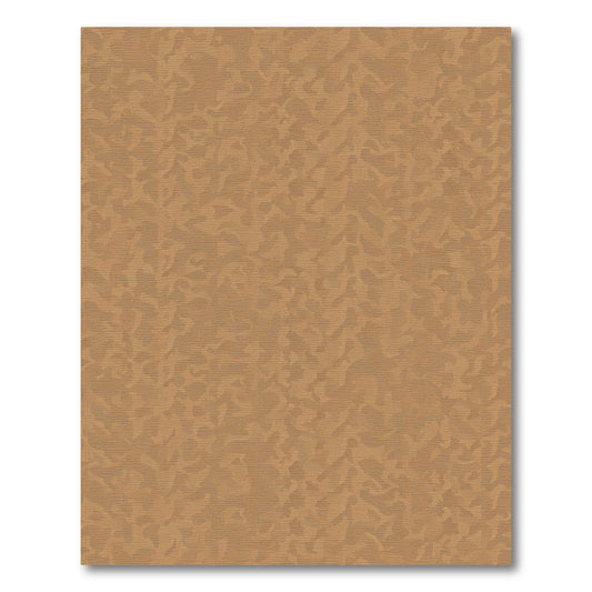 Earthy Tan Abstract Organic Flow Rug