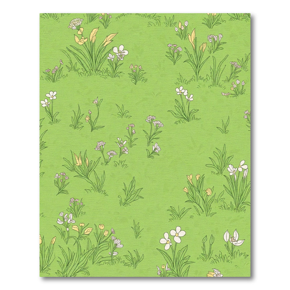 Spring Meadow Floral Field Rug