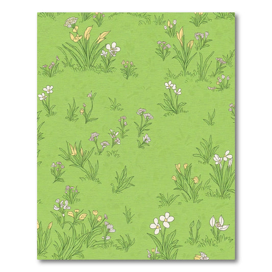 Spring Meadow Floral Field Rug