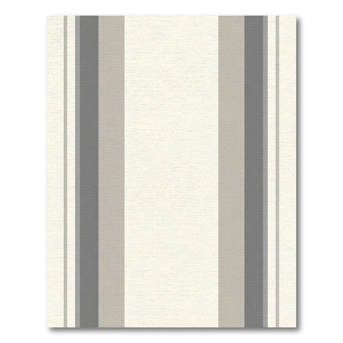 Neutral Toned Vertical Stripe Rug