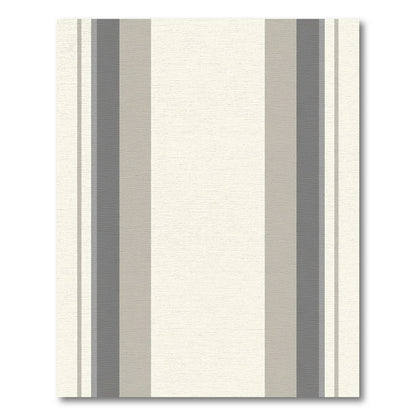 Neutral Toned Vertical Stripe Rug