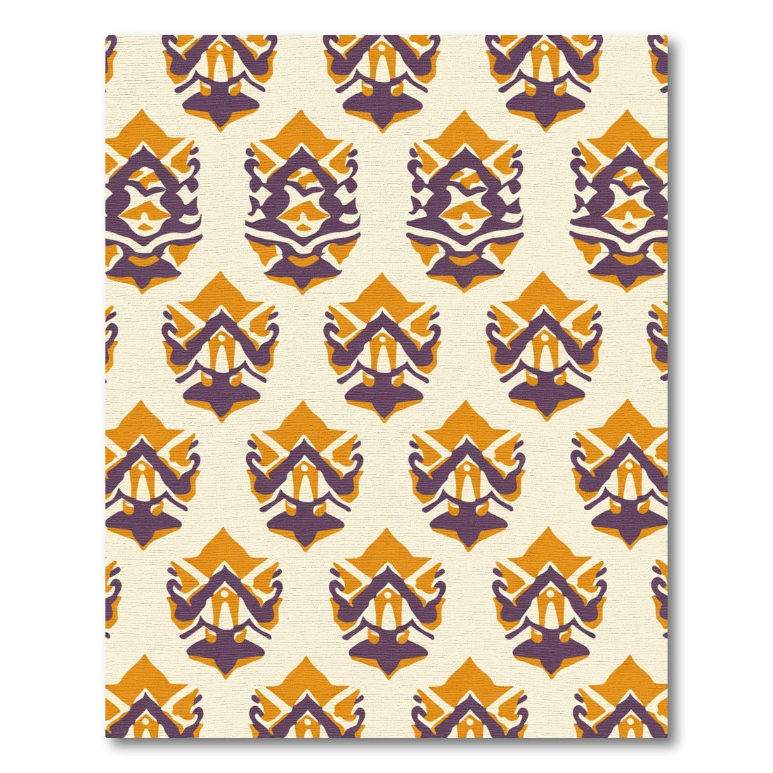 Amber Plum Symmetric Laurel Rug