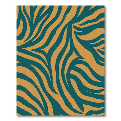 Amber Teal Tonal Swirl Rug