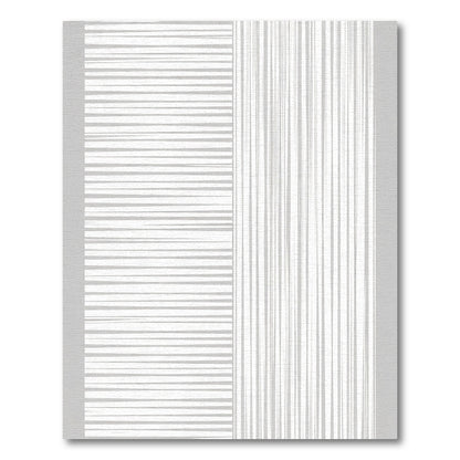 Monochrome Hand Drawn Stripe Rug