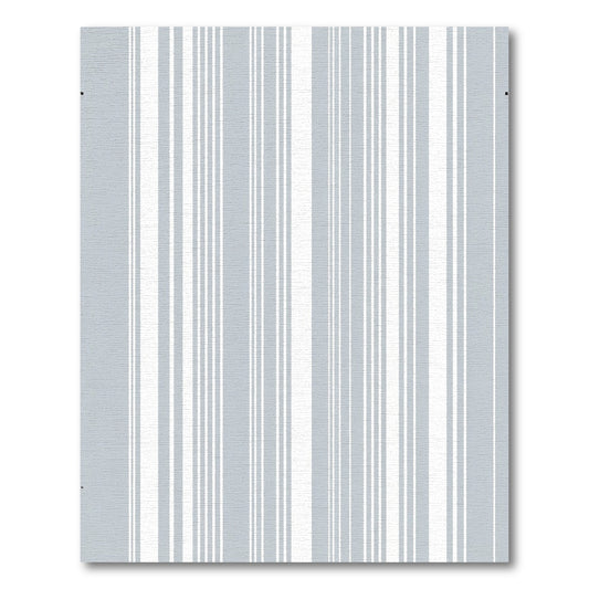 Modern Gray White Stripe Rug
