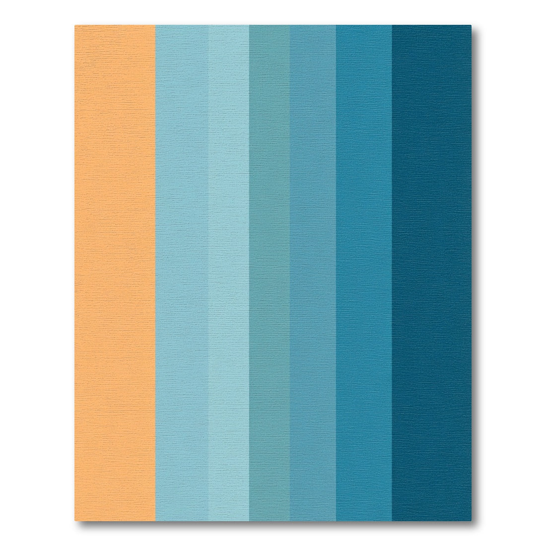Ocean Breeze Vertical Color Block Rug