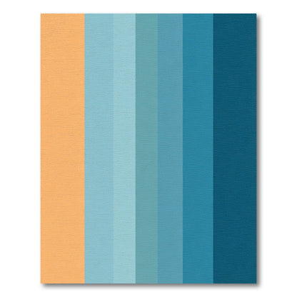 Ocean Breeze Vertical Color Block Rug
