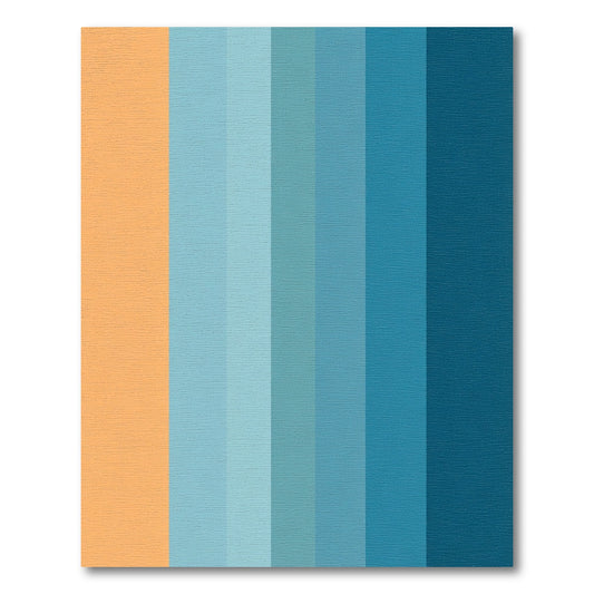 Ocean Breeze Vertical Color Block Rug