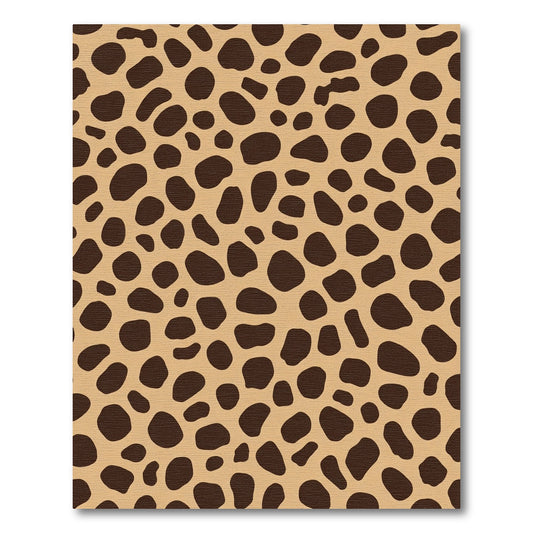 Brown Spots Tan Background Pattern Rug