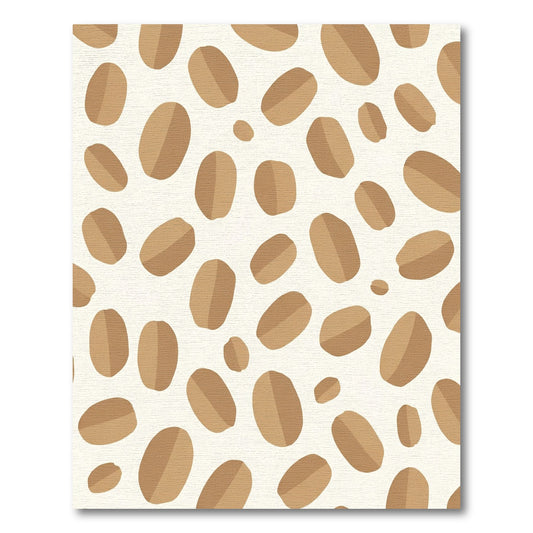 Brown Oval Scatter Rug