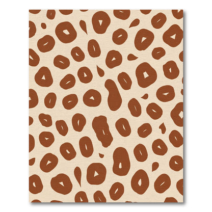 Brown Animal Print Spots Rug