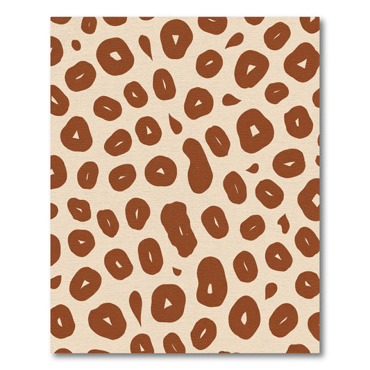 Brown Animal Print Spots Rug