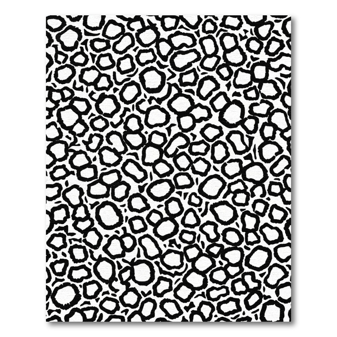Monochromatic Animal Spots Scatter Rug
