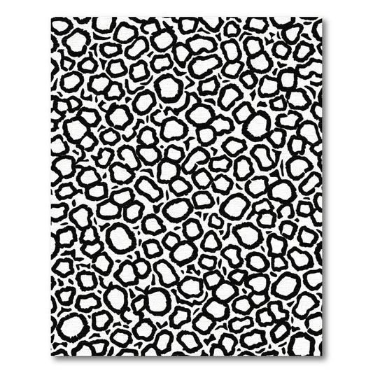 Monochromatic Animal Spots Scatter Rug