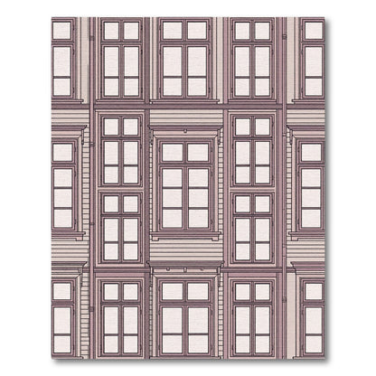 Rose Gold Colonial Window Arrangement Rug