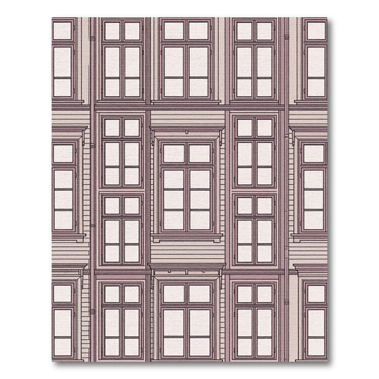 Rose Gold Colonial Window Arrangement Rug
