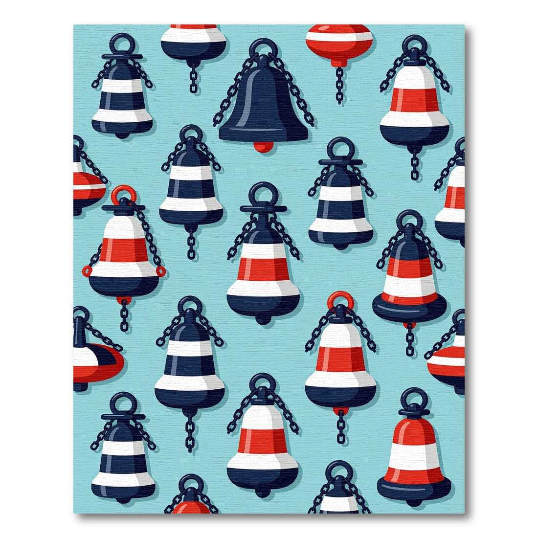 Nautical Bell Chain Composition Rug